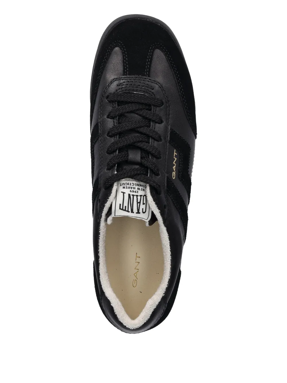 Gant Beylana leather sneakers Zwart
