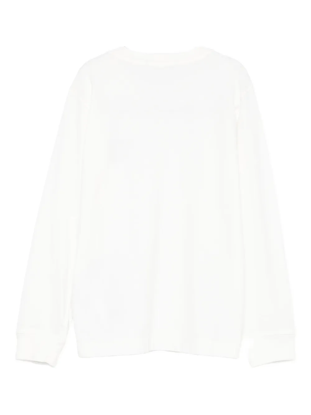 Stone Island Junior logo-patch sweatshirt Wit