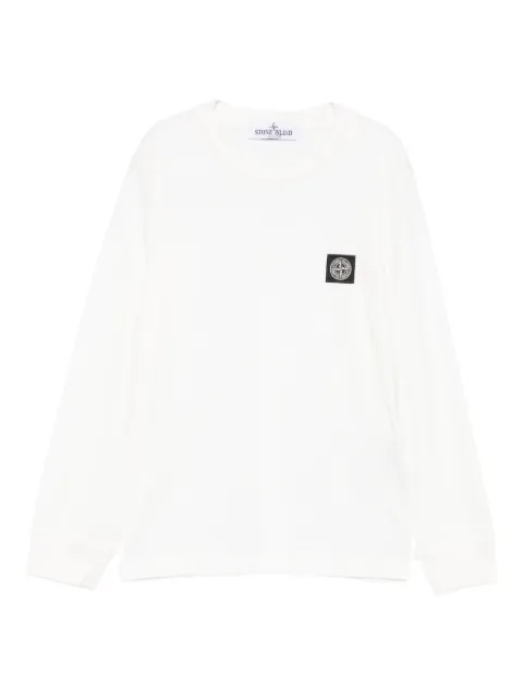 Stone Island Junior logo-patch sweatshirt