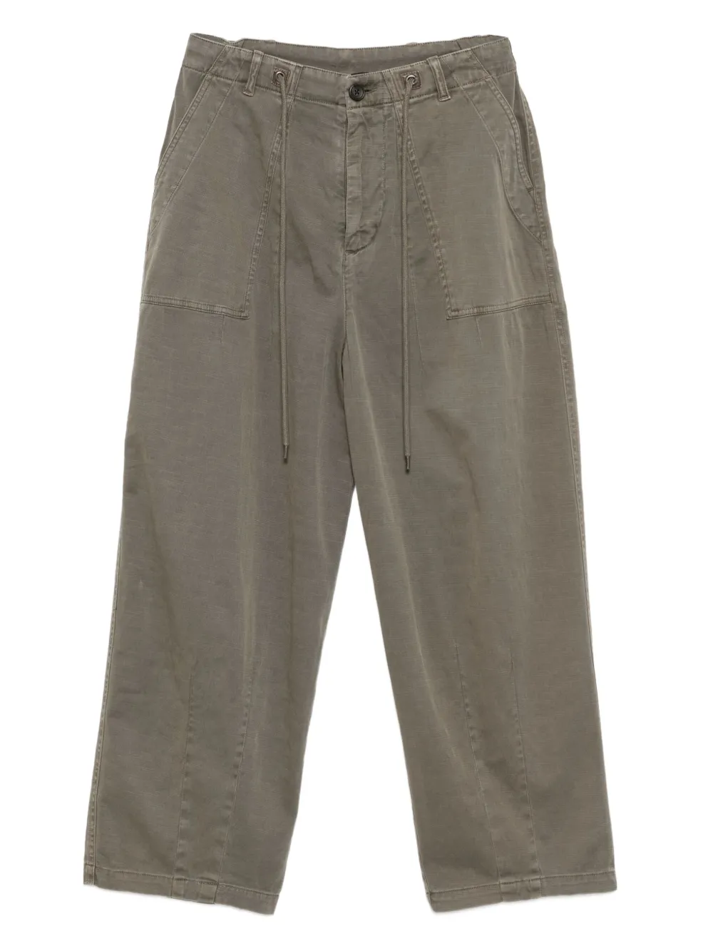 James Perse drawstring-waist trousers | Green | Image 1