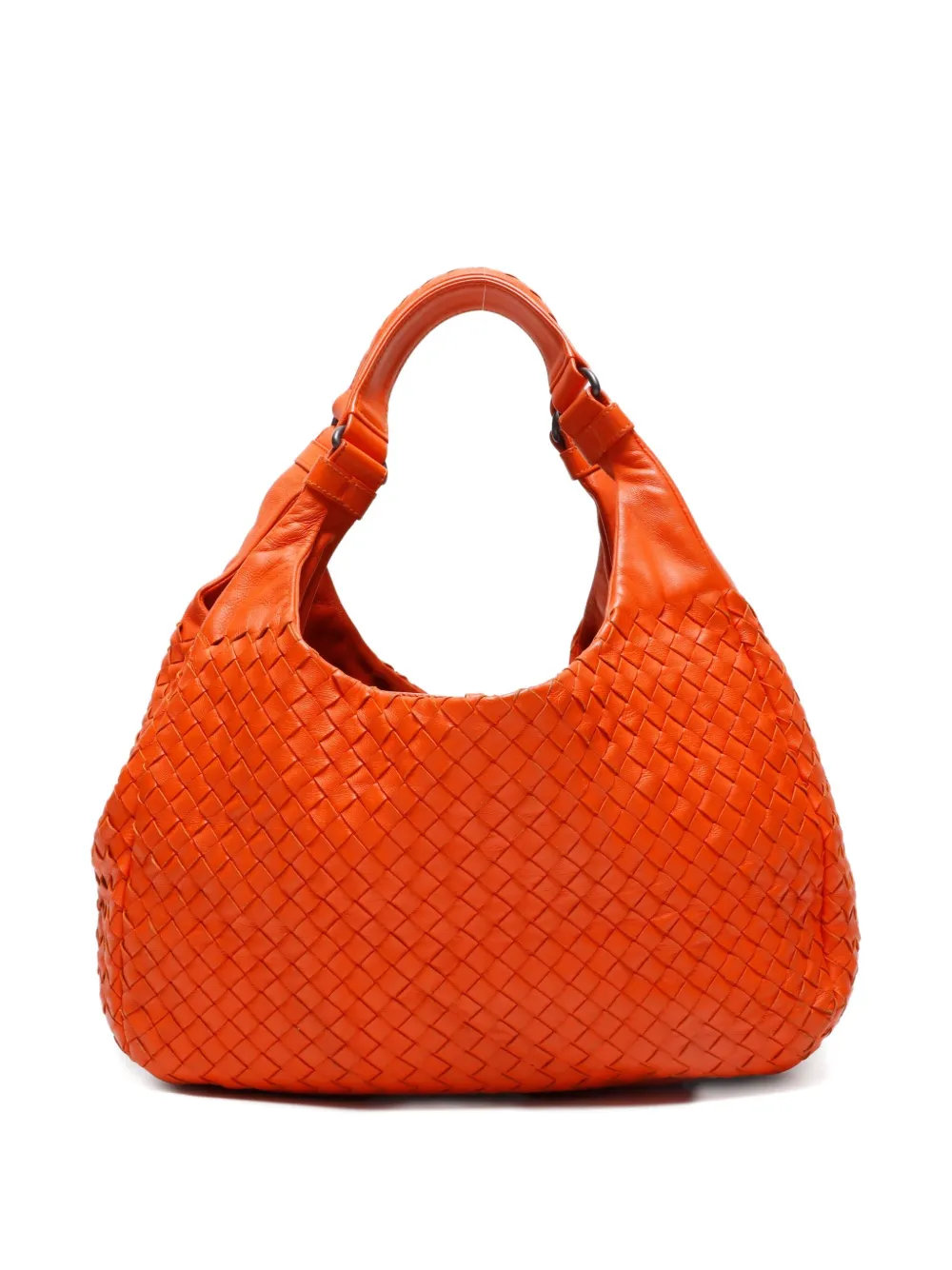 Pre-owned Bottega Veneta 2012-2024s Intrecciato Leather Bag In Orange