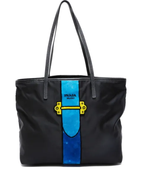 Prada Pre-Owned 2000-2015 logo-print tote bag