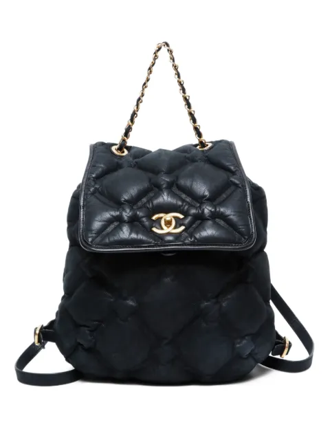 CHANEL Pre-Owned 2016-2017 quilted chain backpack