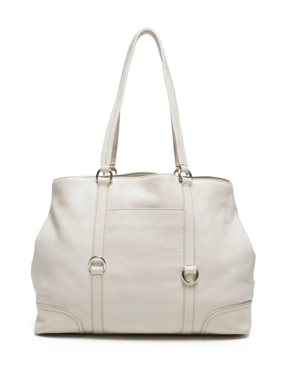 Prada Pre-Owned 2000-2005s triangle-logo leather tote bag | Pre-Owned | Image 2