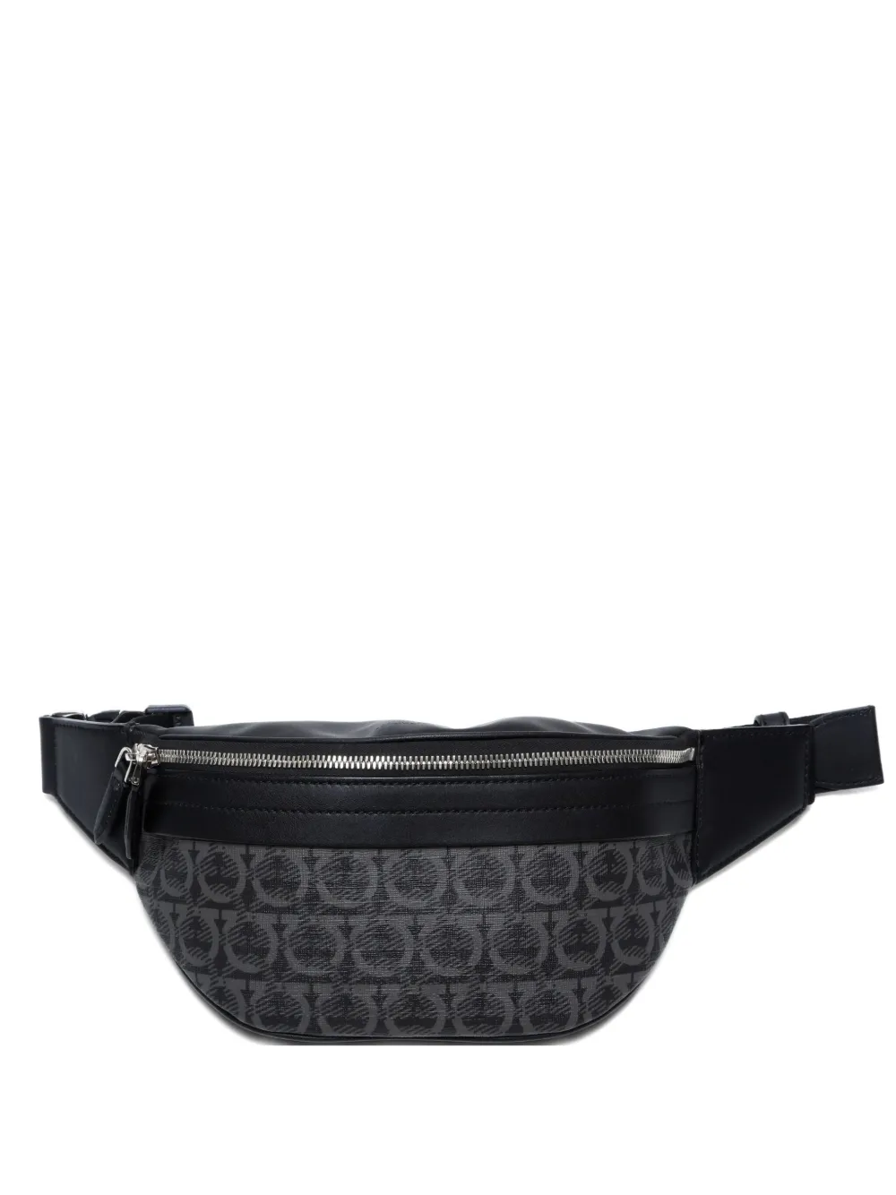 Ferragamo Pre-Owned 2000-2020s Gancini-pattern belt bag | Black | Image 1