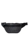 Ferragamo Pre-Owned 2000-2020s Gancini-pattern belt bag - Black