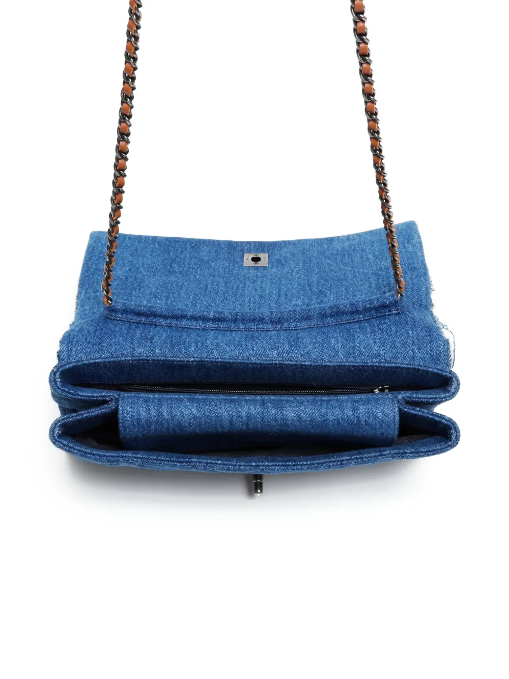 2014-2015 Frayed Denim Shoulder Bag