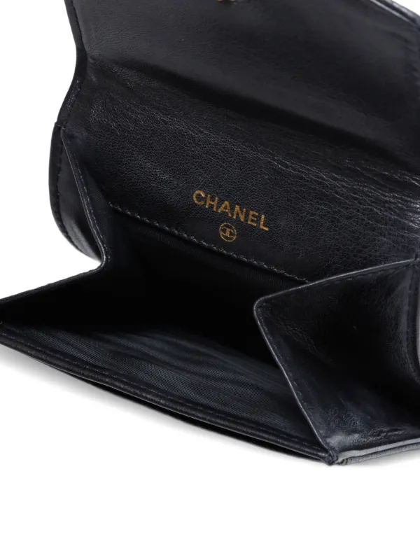 CHANEL Pre-Owned 1994-1996 ココマーク コインケース | ブラック