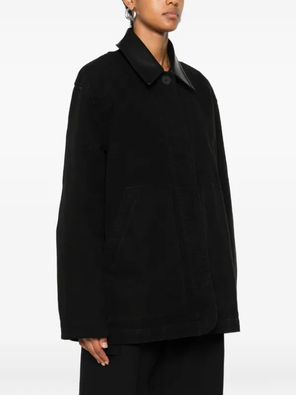 STUDIO NICHOLSON オーバーサイズコート ブラック 新作 STUDIO NICHOLSON スタジオニコルソン メルトンウール オーバー