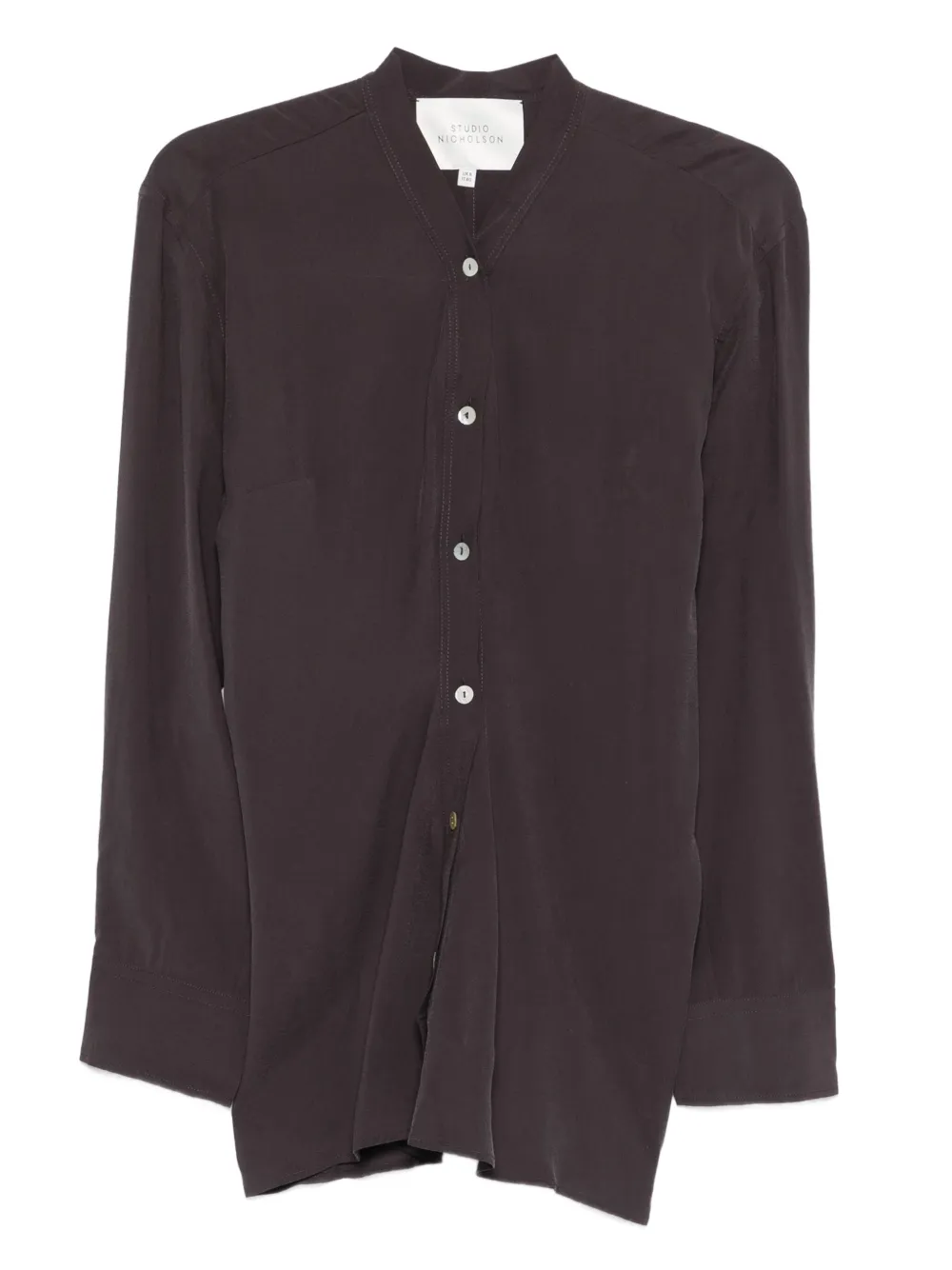 Studio Nicholson Linnen blouse Grijs