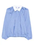 Patou stripe-pattern blouse - Blue