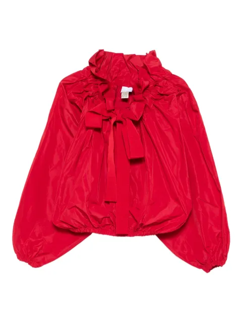 Patou ruffle-neck blouse