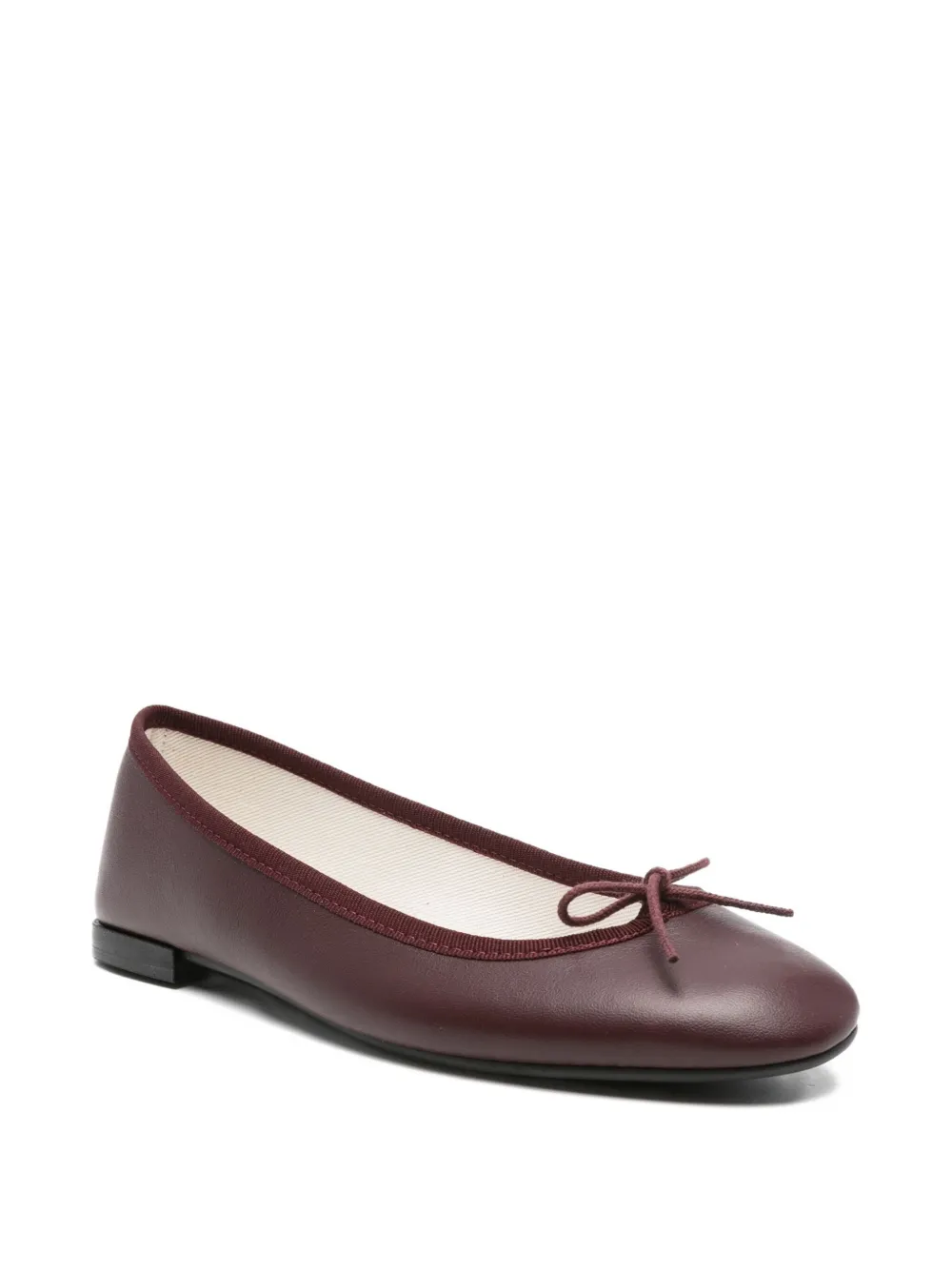 Repetto Cendrillon Bow-detail Ballet Flats In Red