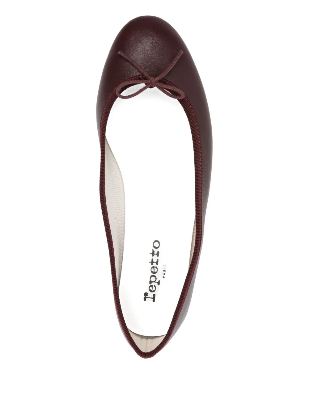Repetto Cendrillon Bow-detail Ballet Flats In Red