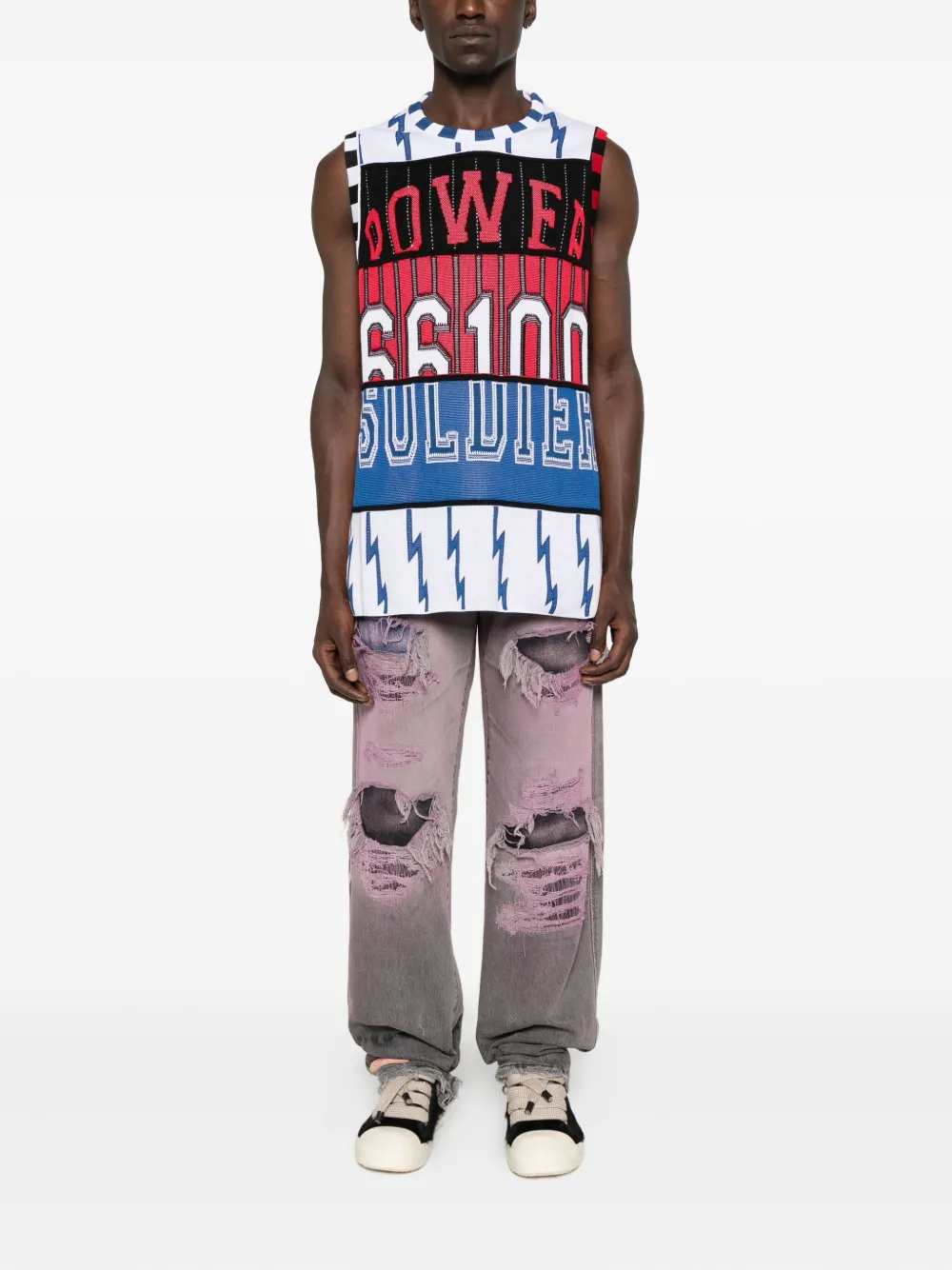 PDF Gerafelde jeans - Roze