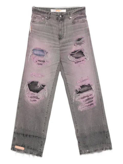 PDF distressed frayed jeans