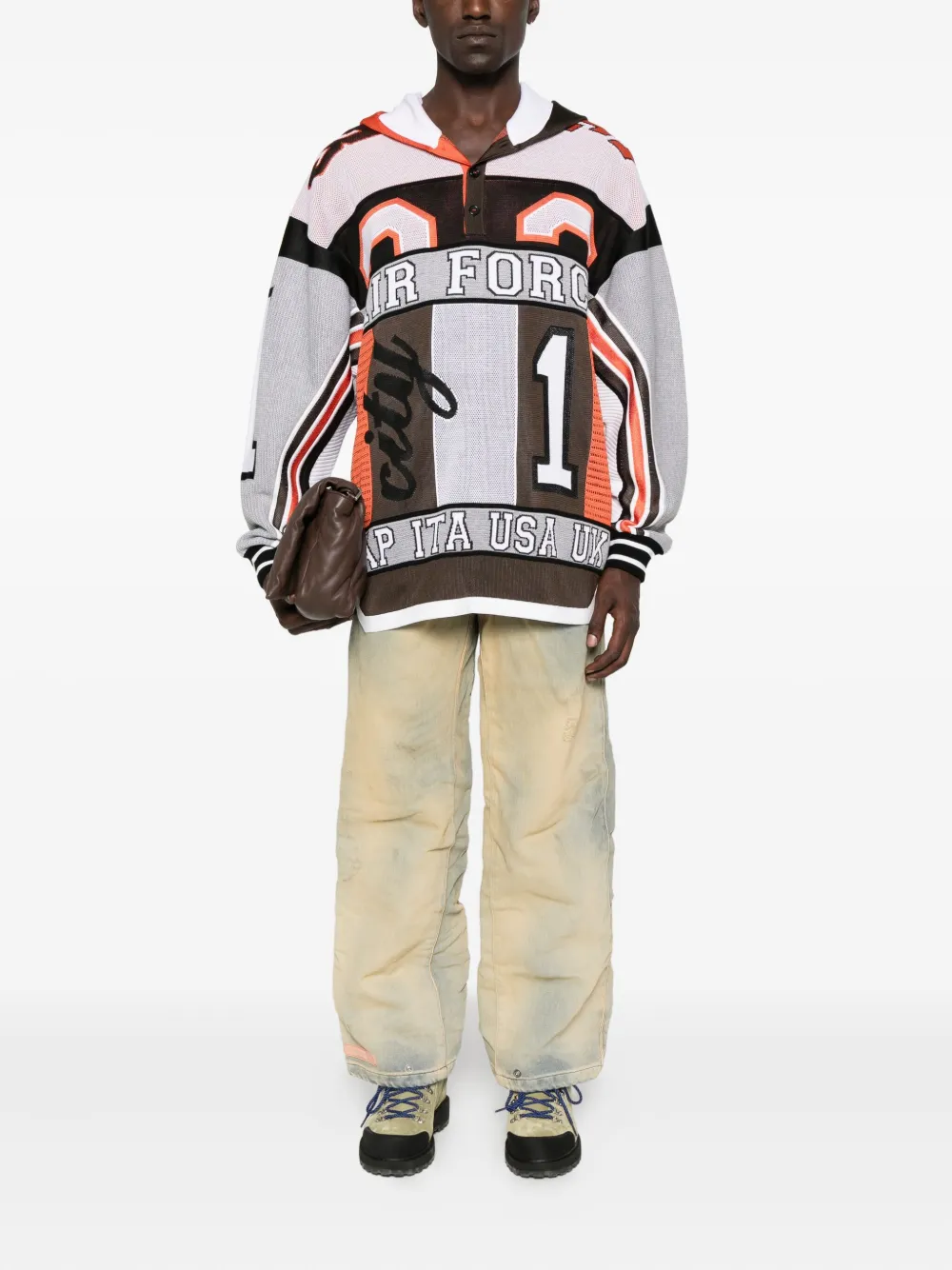 PDF Jeans met vlakken en vervaagd effect - Blauw