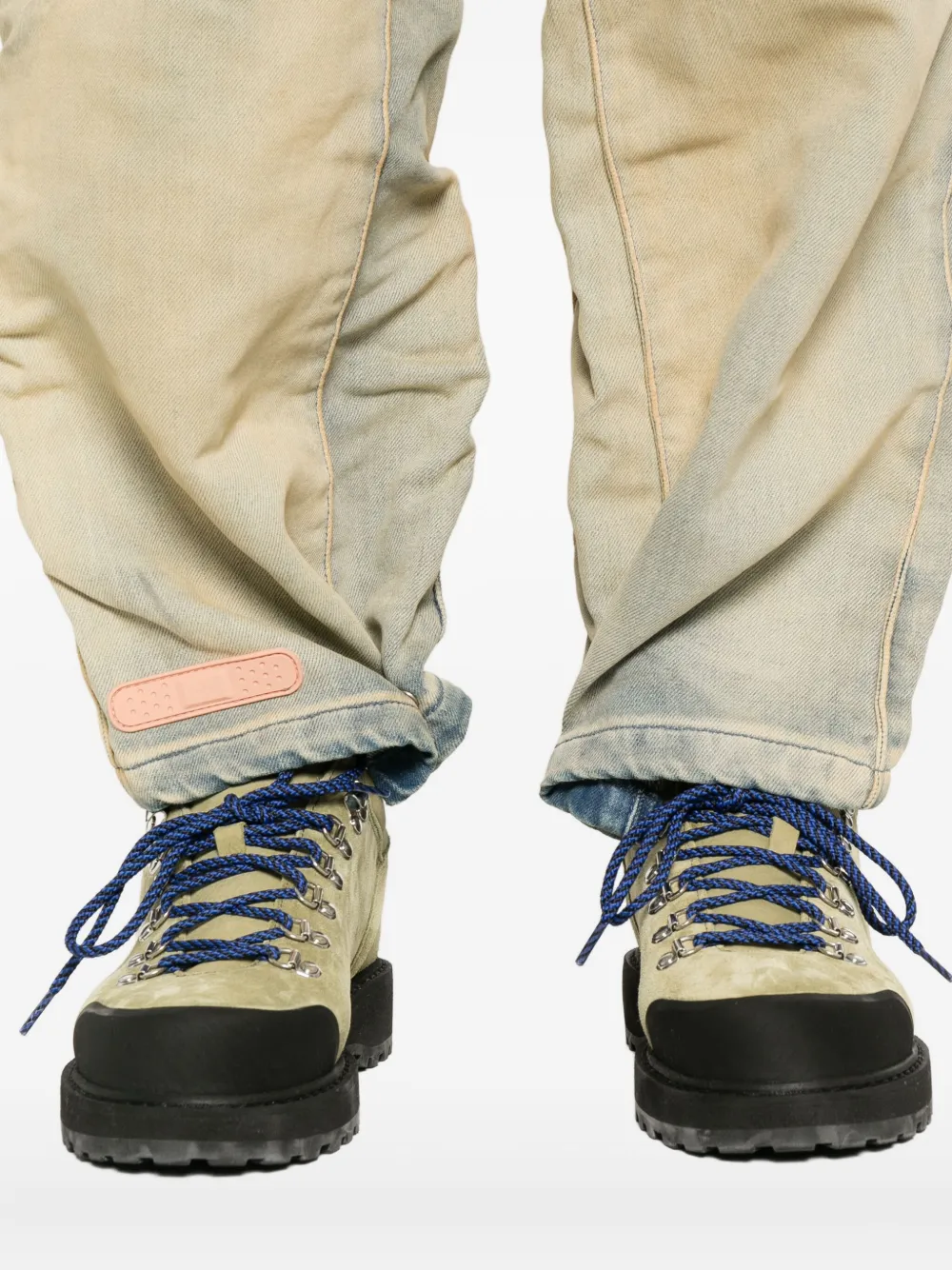 PDF Jeans met vlakken en vervaagd effect Blauw