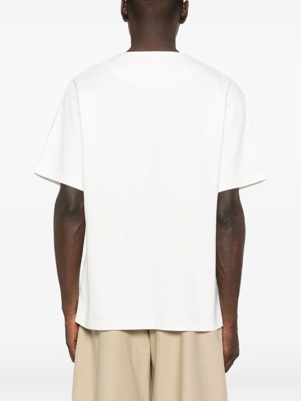 Stone Island T-shirt met logoprint Wit