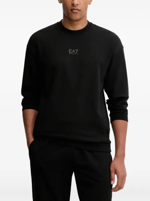 Ea7 Emporio Armani pull à détail logo