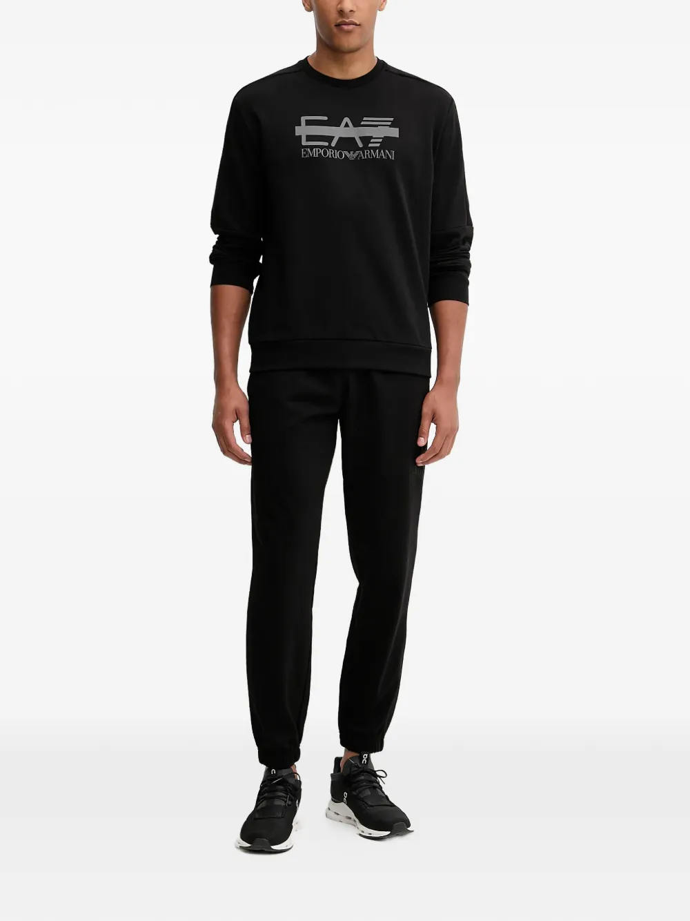Ea7 Emporio Armani crew-neck sweatshirt - Zwart