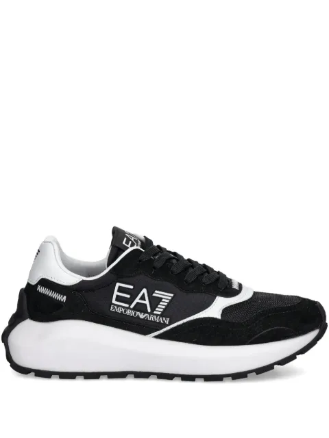 Ea7 Emporio Armani lace-up logo-detail sneakers