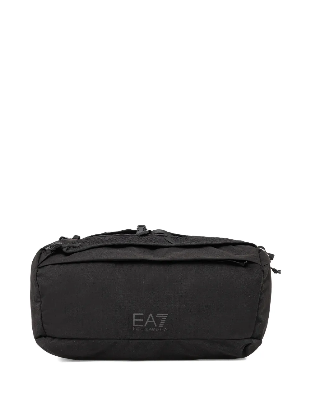 Ea7 Logo-detail Backpack In Black