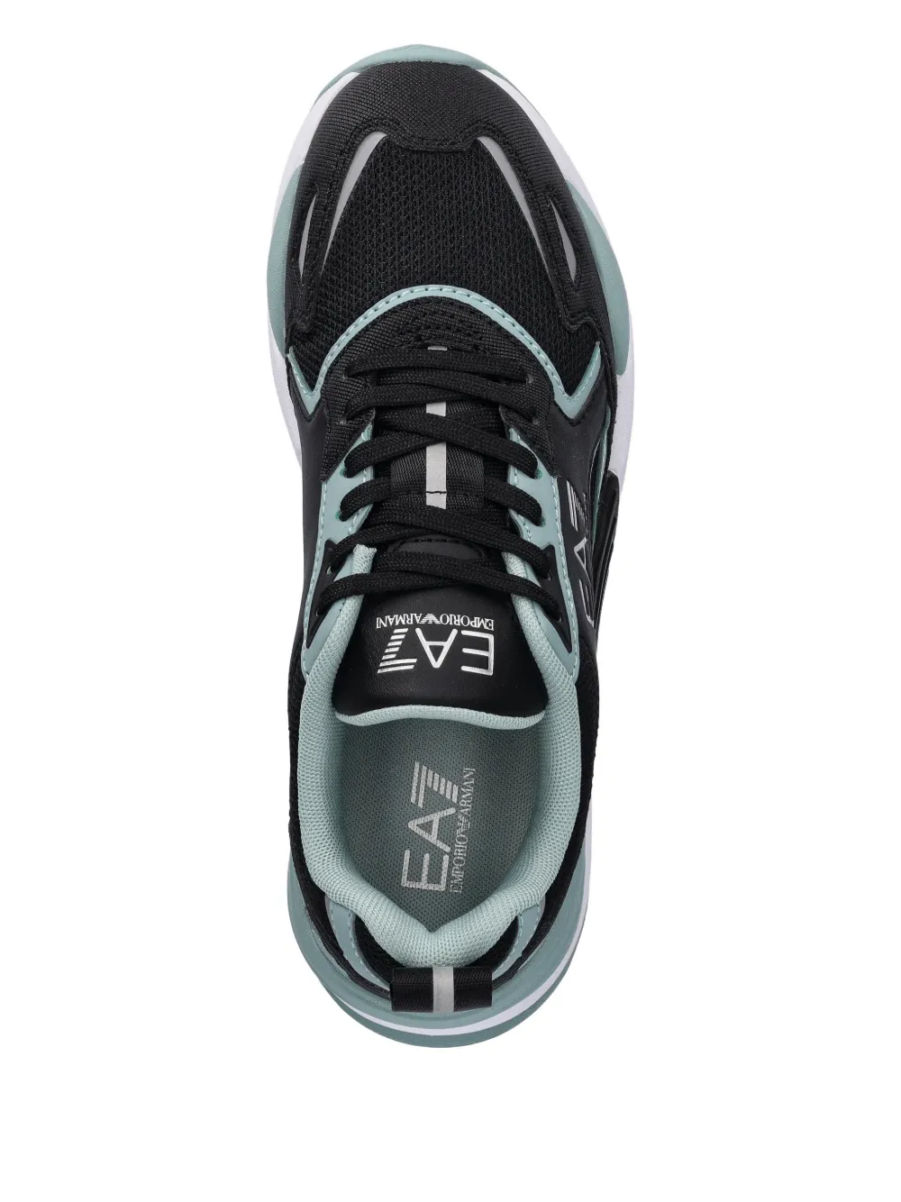 Ea7 Emporio Armani logo-detail sneakers Zwart