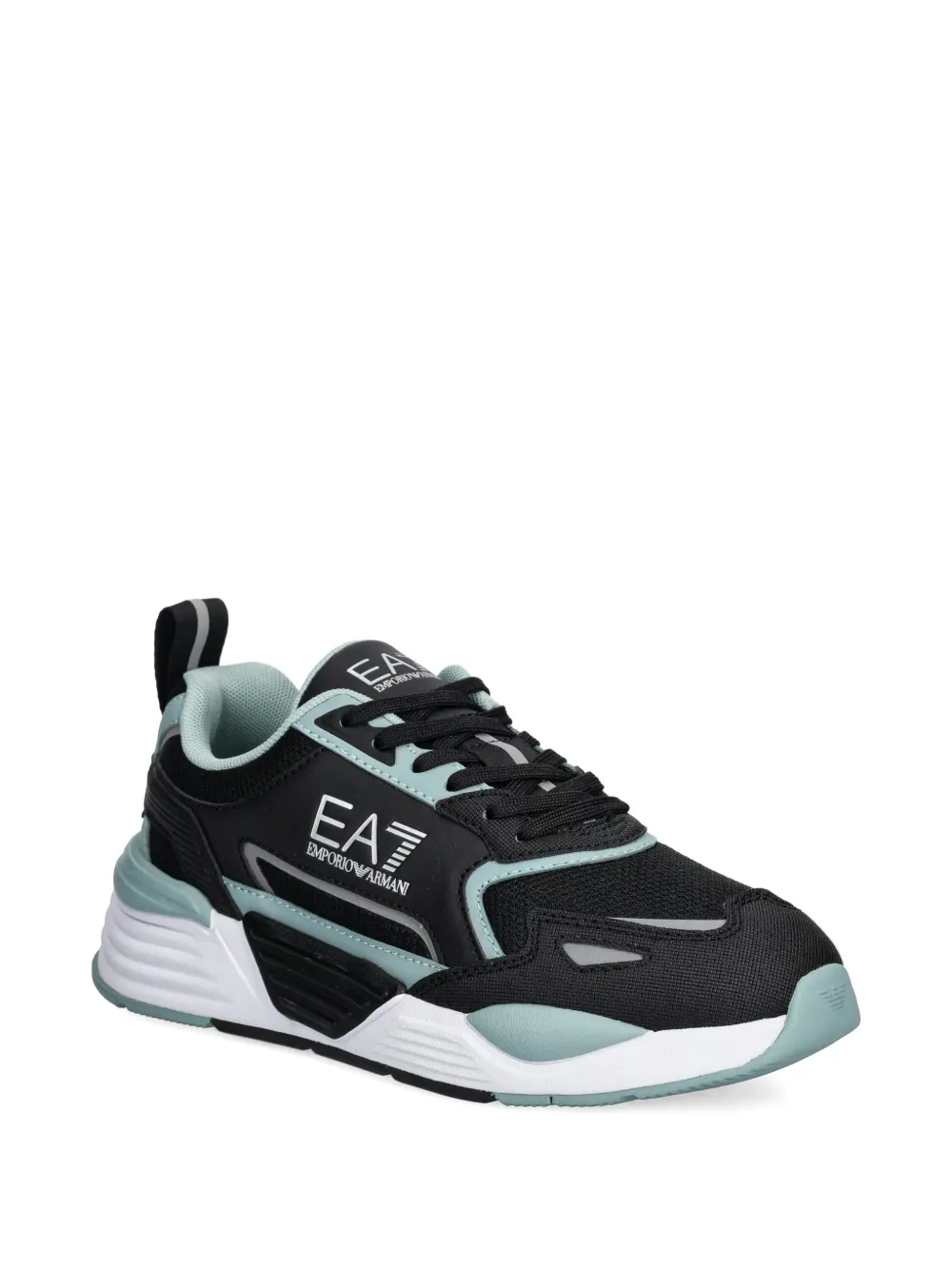 Ea7 Emporio Armani logo-detail sneakers Zwart