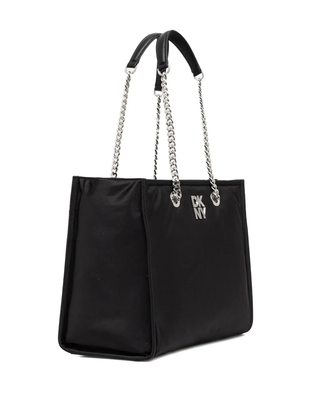 DKNY logo-detail tote bag - Zwart