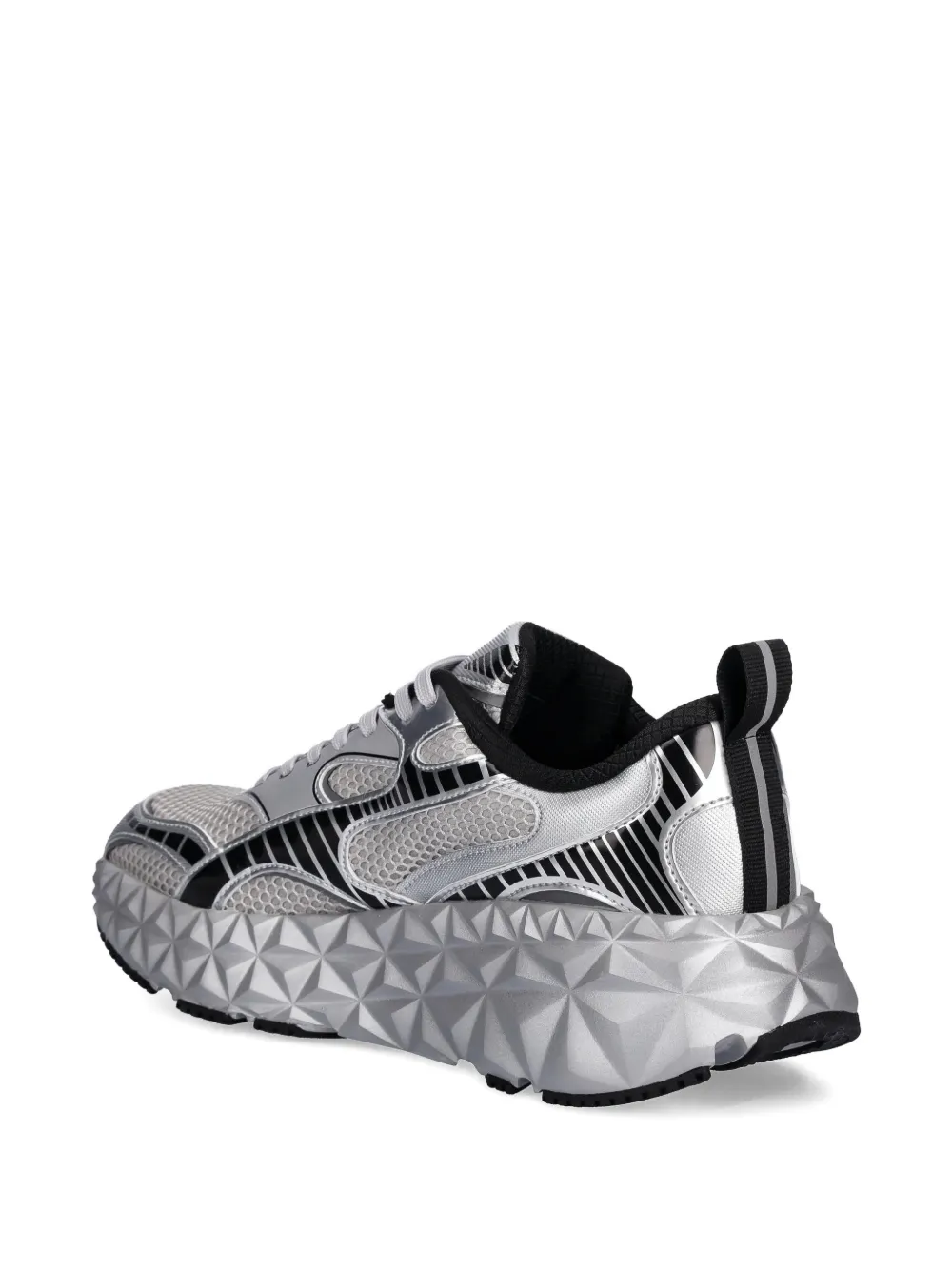 Ea7 Emporio Armani Sneakers met bewerkte zool Zilver