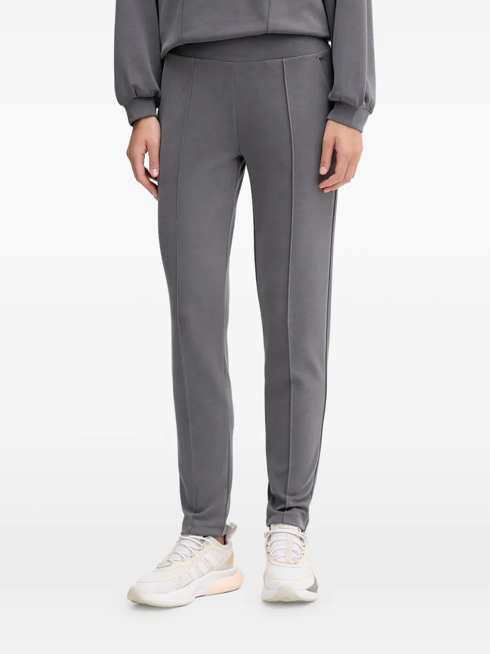 Ea7 Seam-detail Tracksuits In Gray