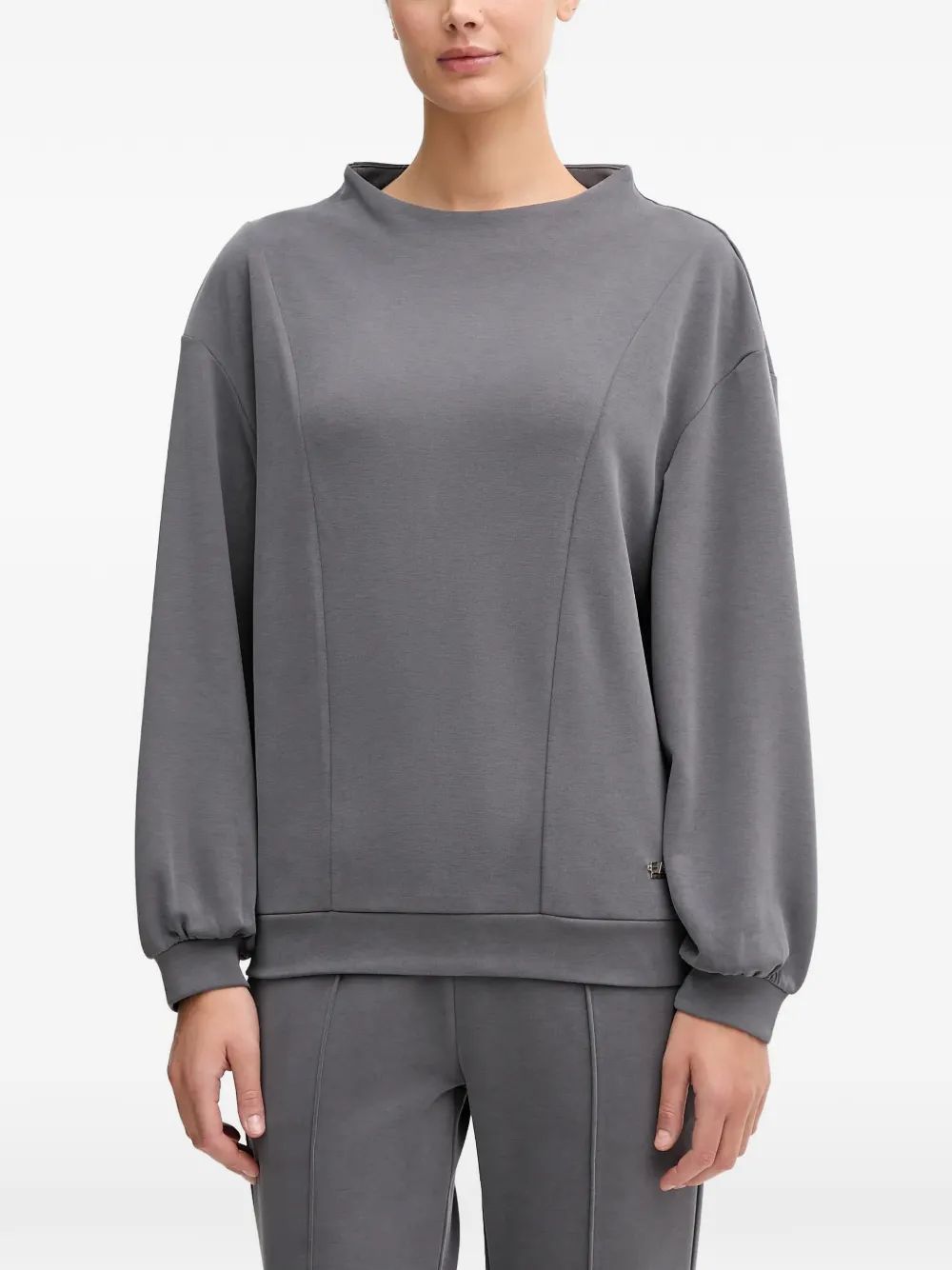 Ea7 Emporio Armani seam-detail tracksuits - Grigio