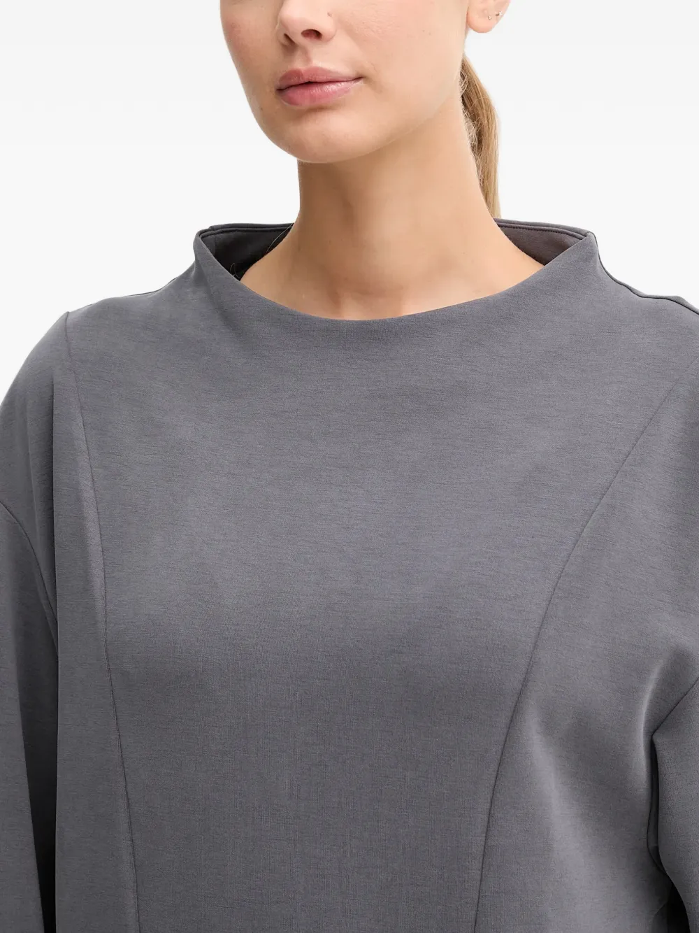 Ea7 Seam-detail Tracksuits In Gray