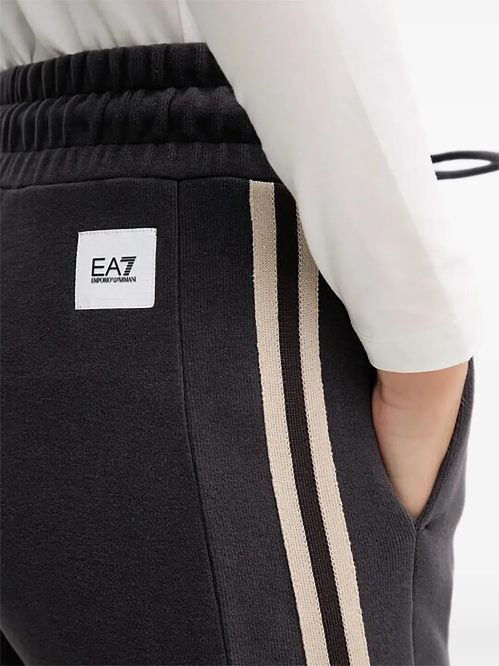 Ea7 Emporio Armani Trainingsbroek met trekkoord Grijs