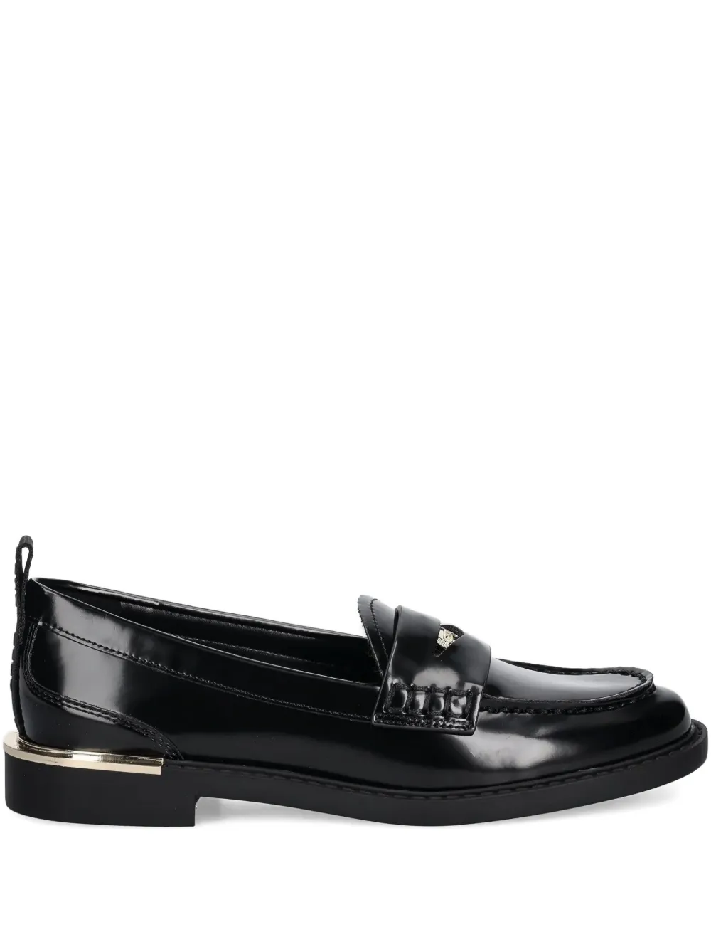 Dkny Coin-detail Loafers In Black