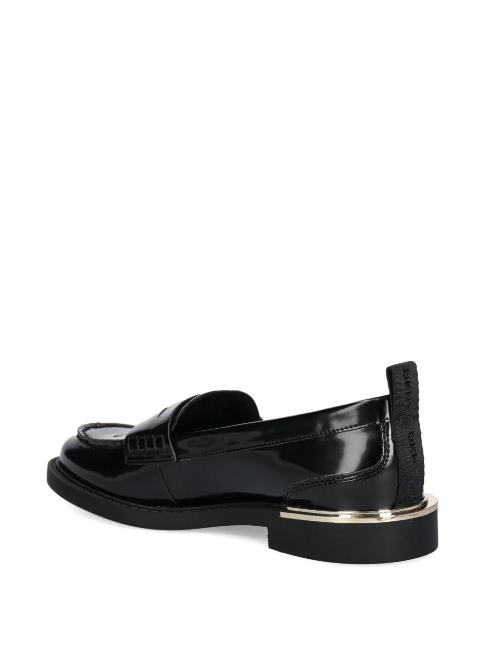 Dkny Coin-detail Loafers In Black