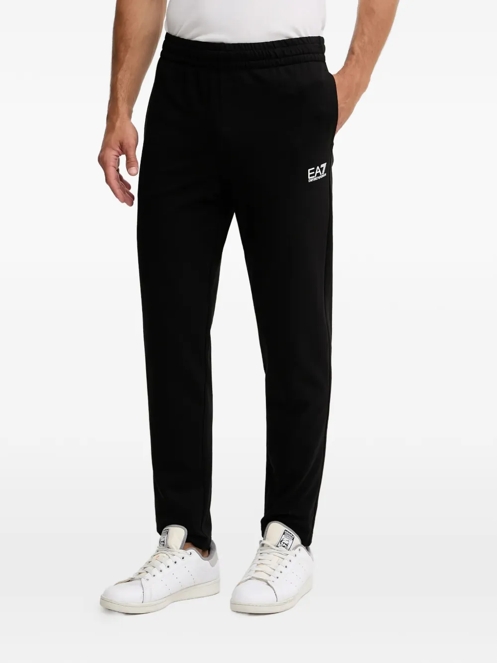 Ea7 Emporio Armani logo-print tracksuit Zwart
