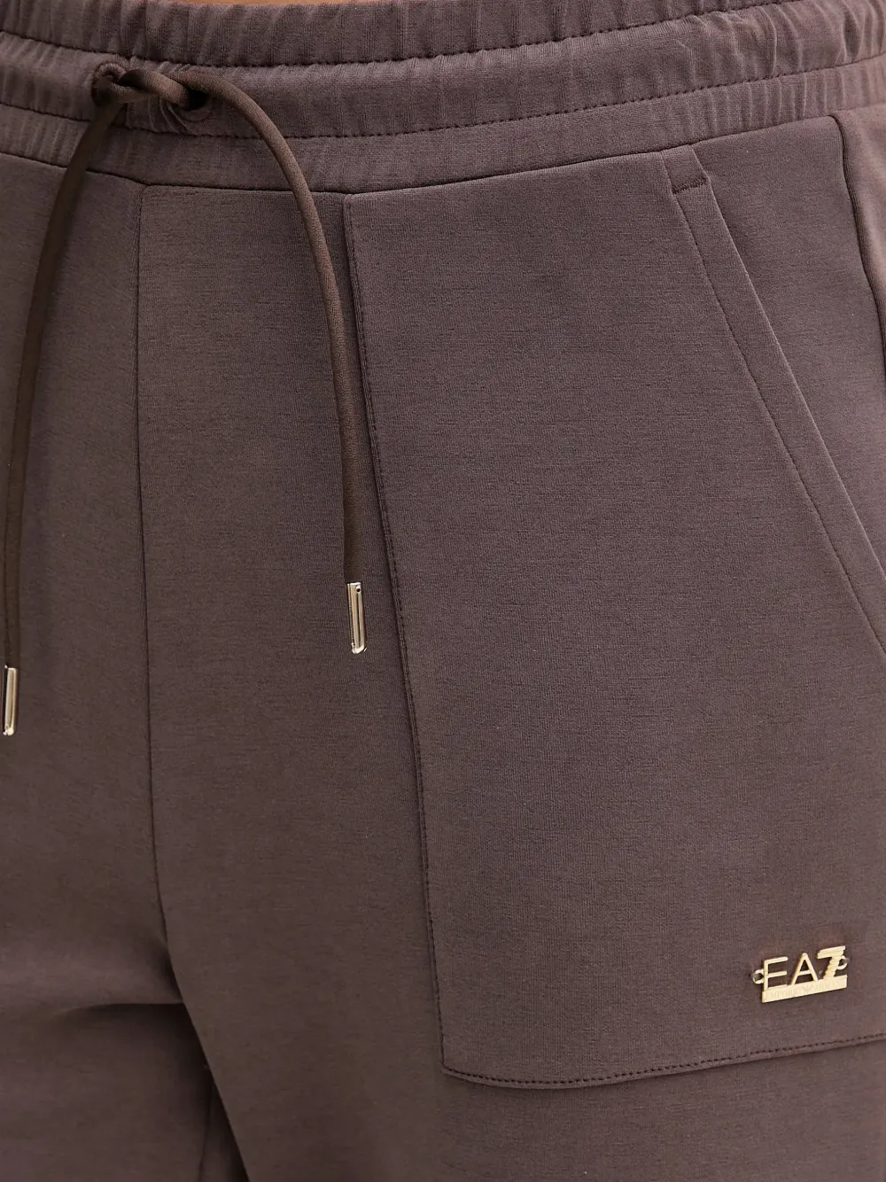 Ea7 Emporio Armani drawstring-fastening trousers Bruin