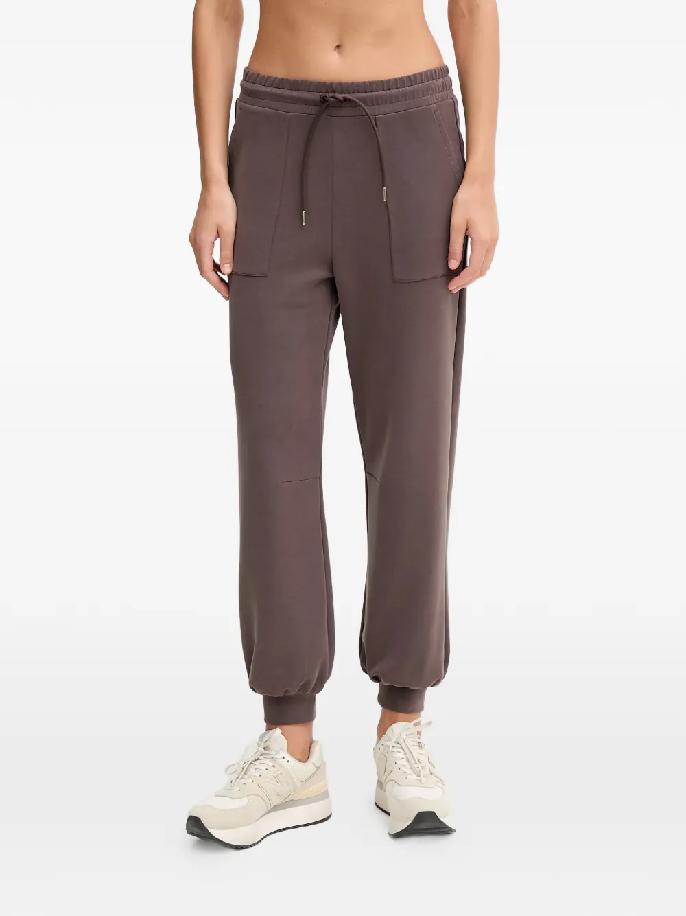 Ea7 Emporio Armani drawstring-fastening trousers - Marrone