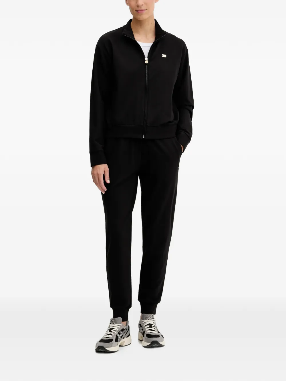 Ea7 Logo-detail Long-sleeve Tracksuit Set (set Of Two) In Black