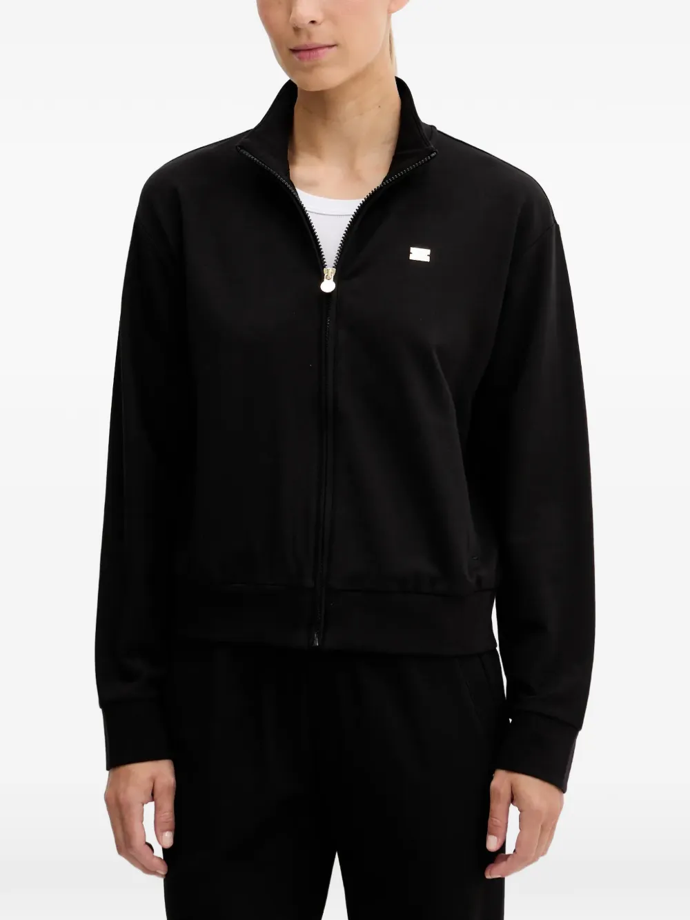 Ea7 Logo-detail Long-sleeve Tracksuit Set (set Of Two) In Black