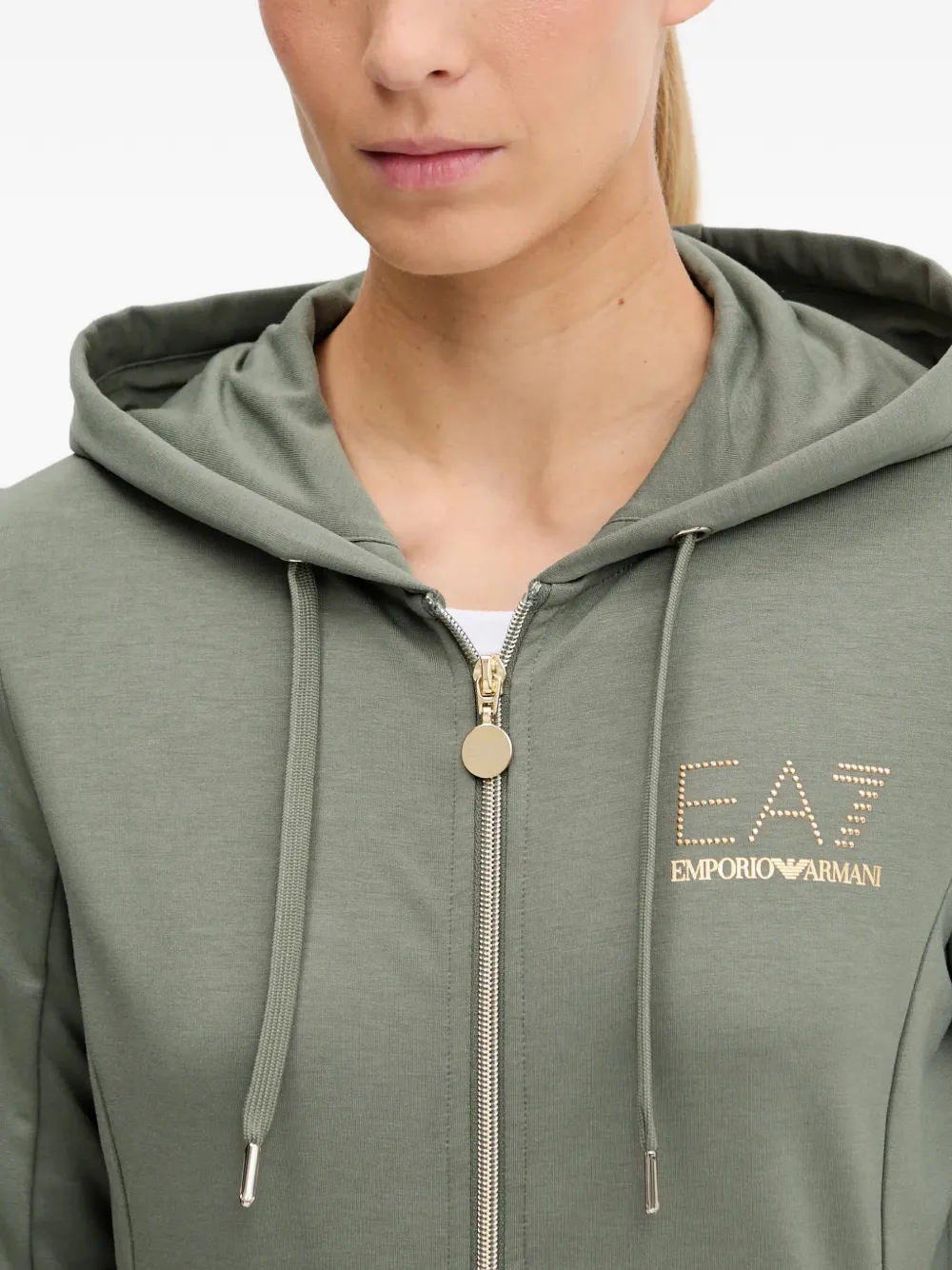 Ea7 Logo-detail Tracksuit In Green