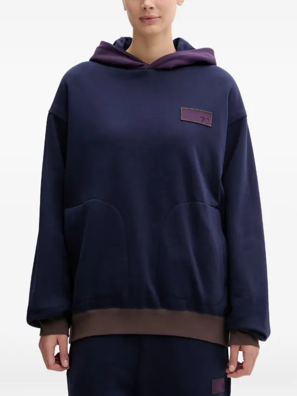 Ea7 Emporio Armani パッチディテール パーカー | ブルー | FARFETCH JP