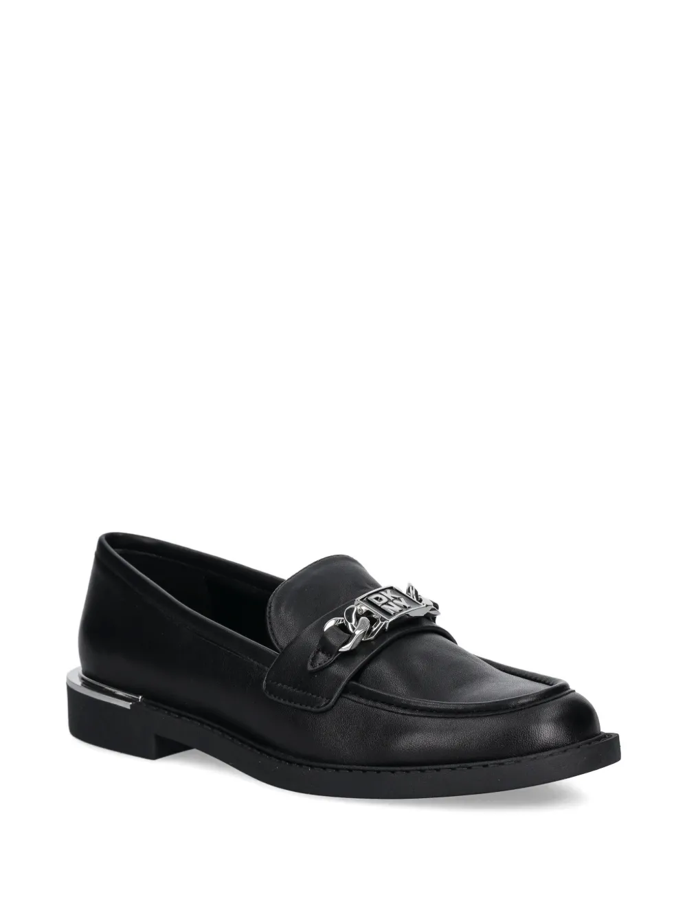 Dkny Chain-detail Loafer In Black