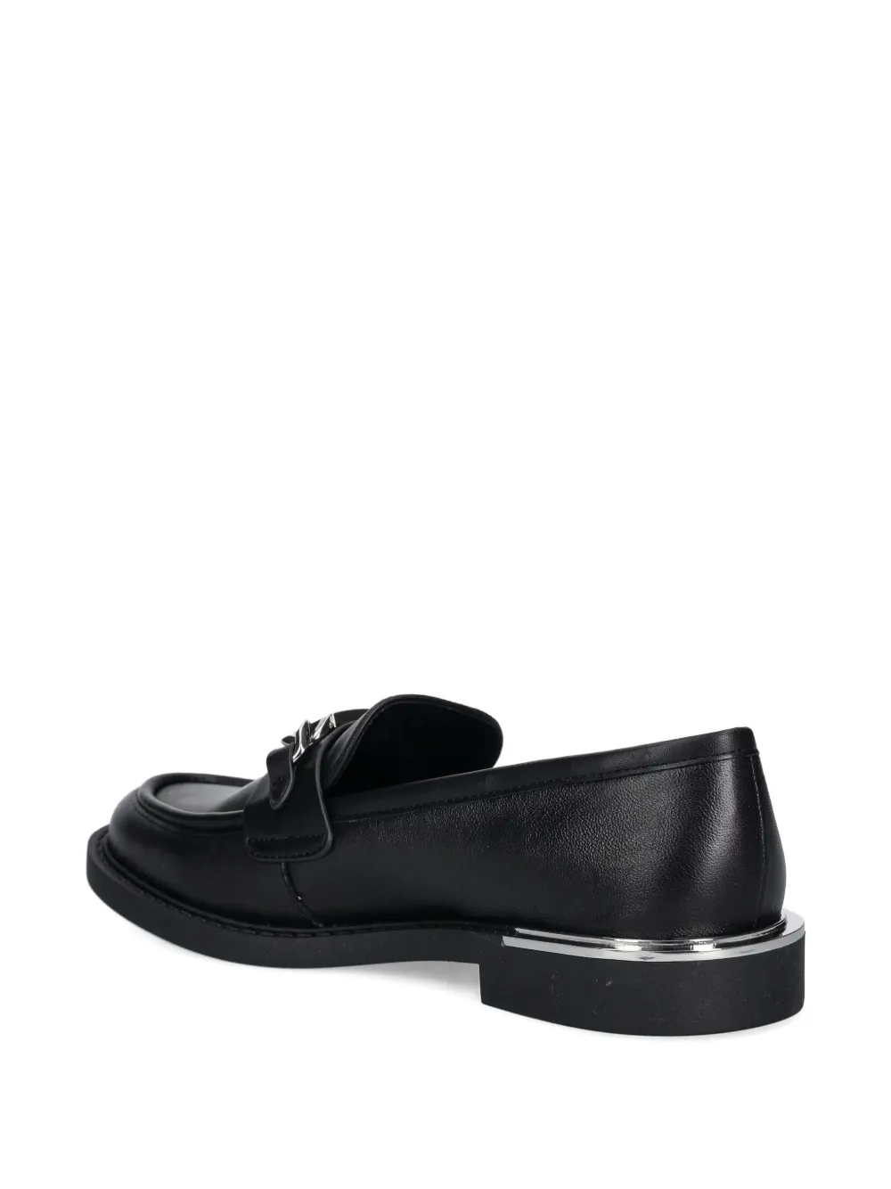 Dkny Chain-detail Loafer In Black