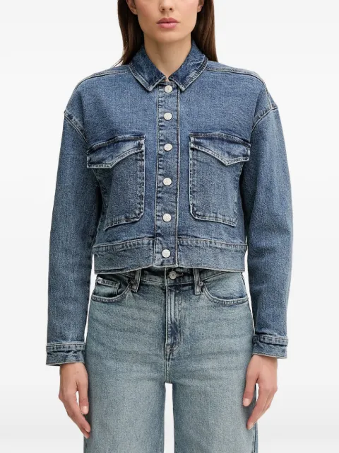 DKNY button flap-pocket jacket