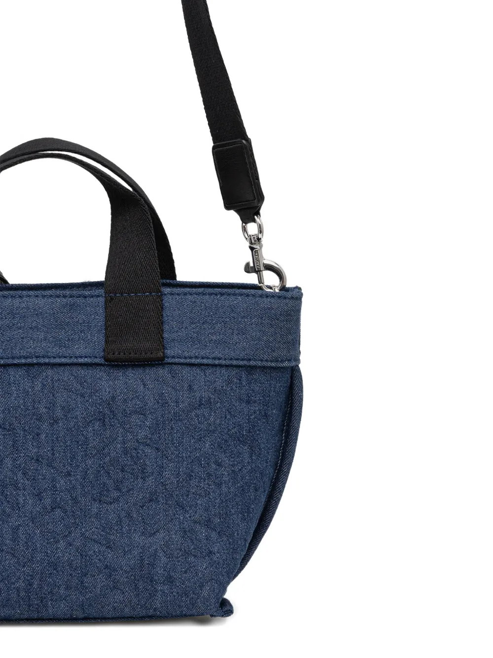 Dkny Monogram-pattern Tote Bag In Blue
