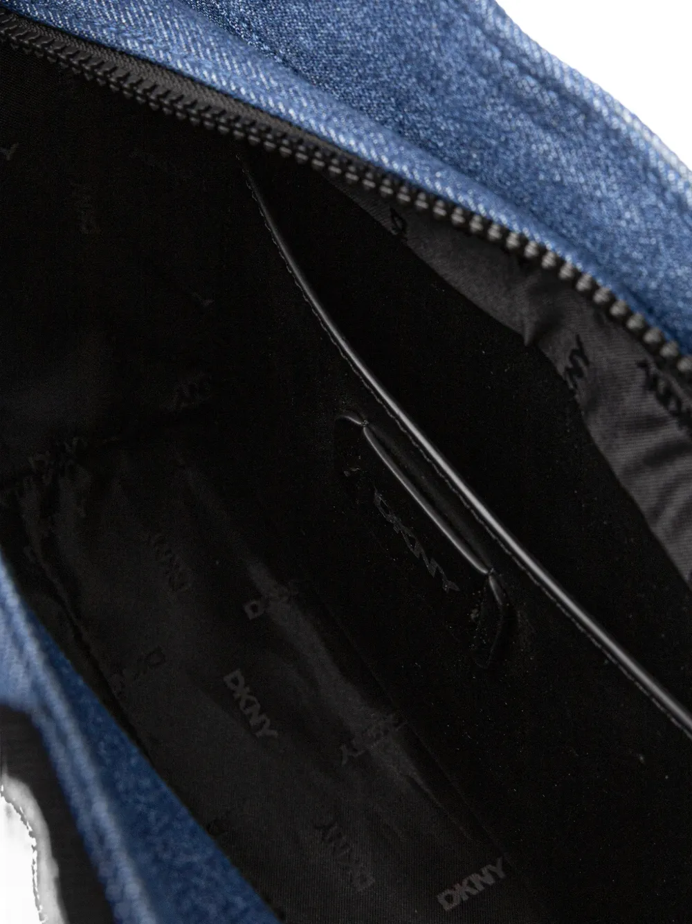 Dkny Monogram-pattern Tote Bag In Blue