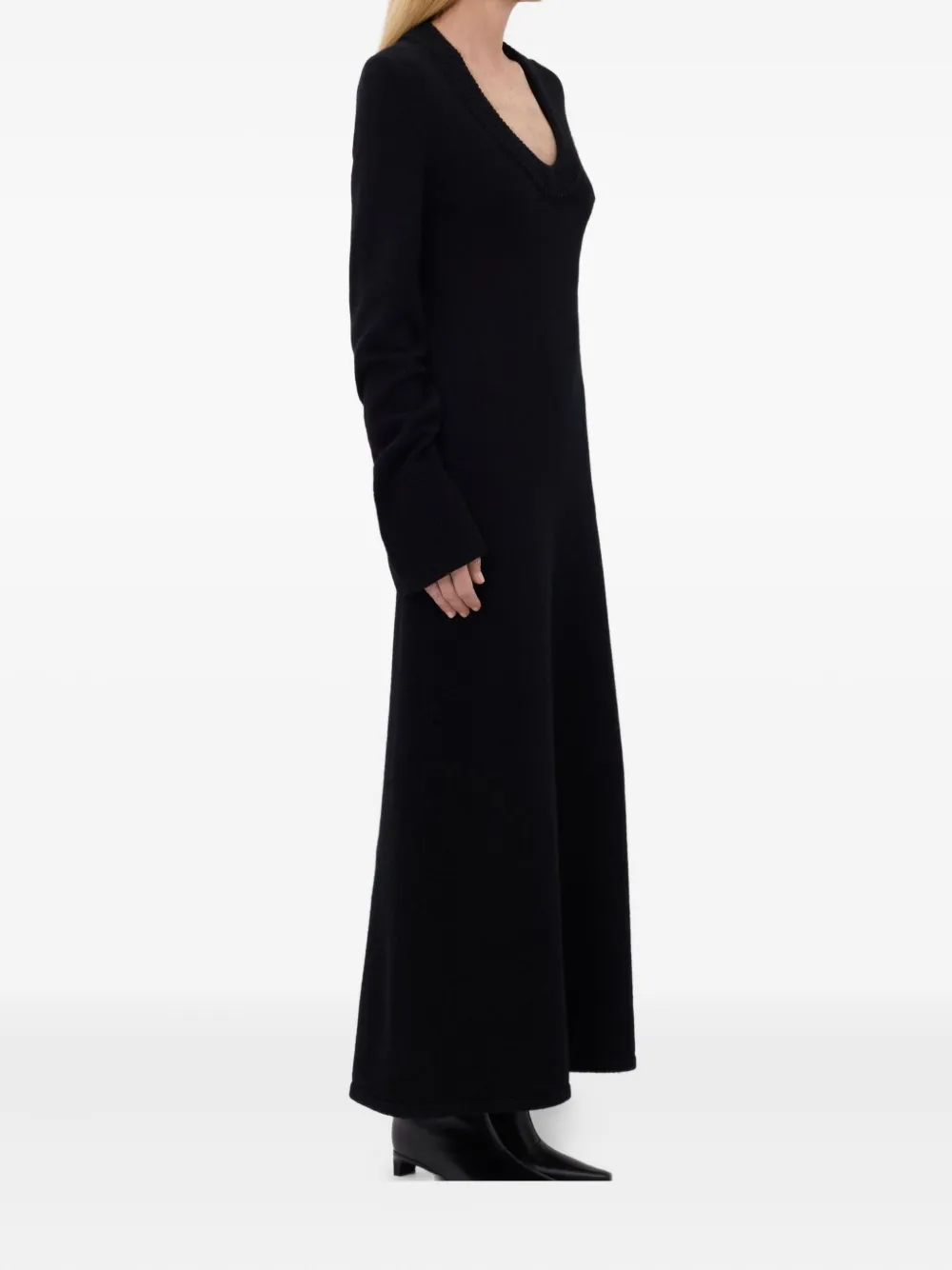 LouLou de Saison Ari maxi-jurk Zwart